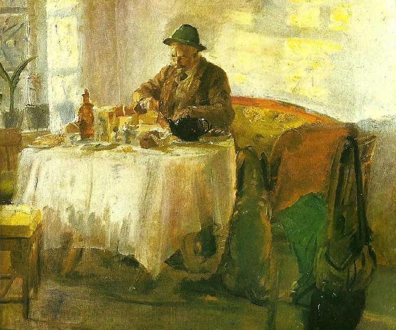Anna Ancher frokost for jagten Spain oil painting art